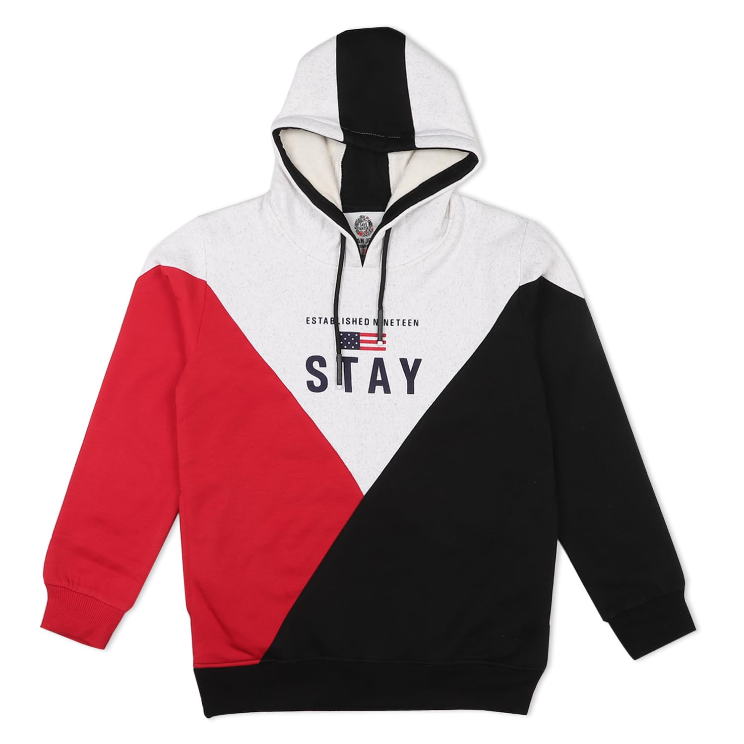 Alan Jones Clothing Boys Cotton Blend Hooded Neck Hoodies