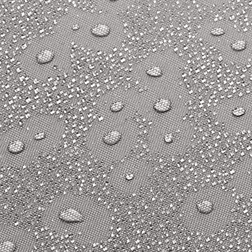 Mdesign Soft 100% Microfiber Polyester Fabric Shower Curtain - Decorative Embossed Pattern Texture - For Bathroom Showers And Bathtubs - Easy Care, Machine Washable - 72" X 84" - Gray #TOP4
