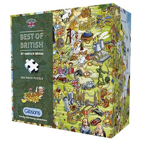 Best of British 500 Piece Gift Puzzle Cover