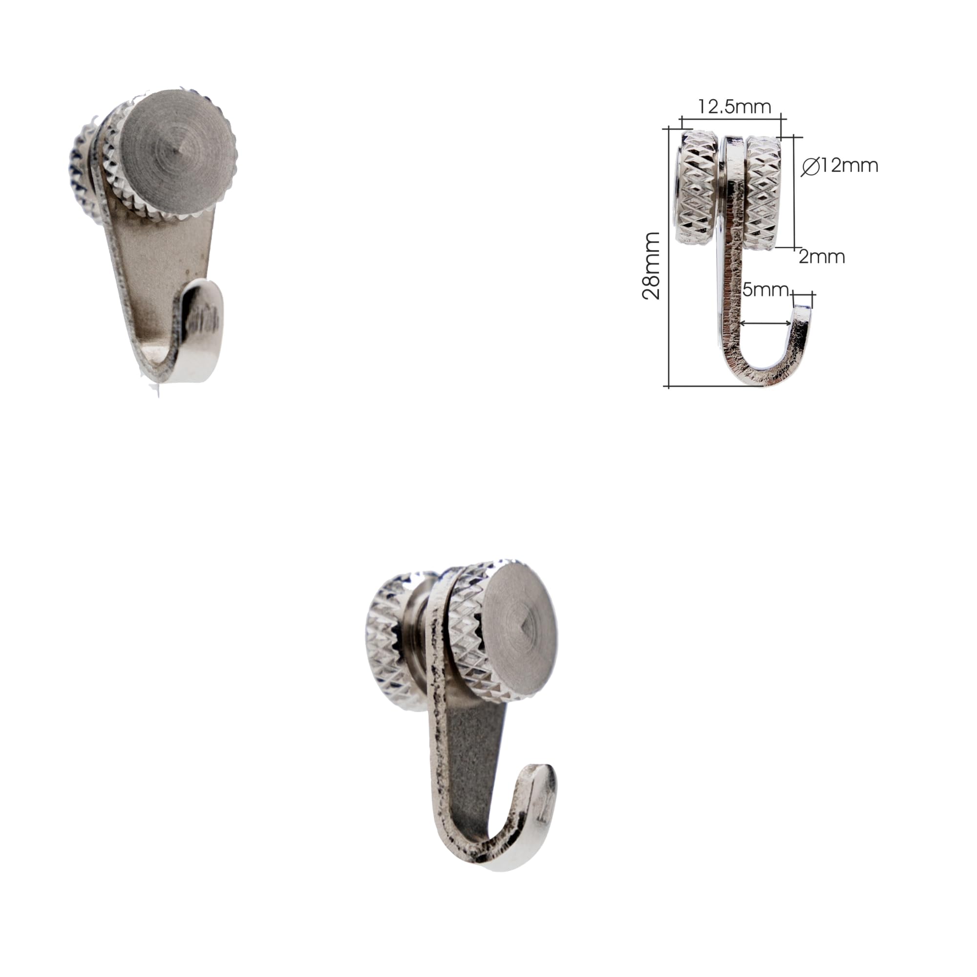 Gancho para colgar cuadros | Gancho RM con ajuste manual | Cable de nylon de 2 m | Altura regulable sin herramientas | Soporta hasta 15 kg | Incluye taco expansivo - 5 unidades