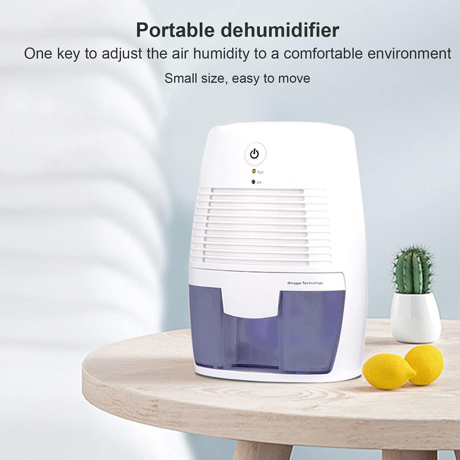 Mini USB Deumidificatore Asciugatrice per Uso Domestico Deumidificatore Portatile Silenzioso per Alta umidità in Casa, Bagno, Camera da Letto, Scantinati,
