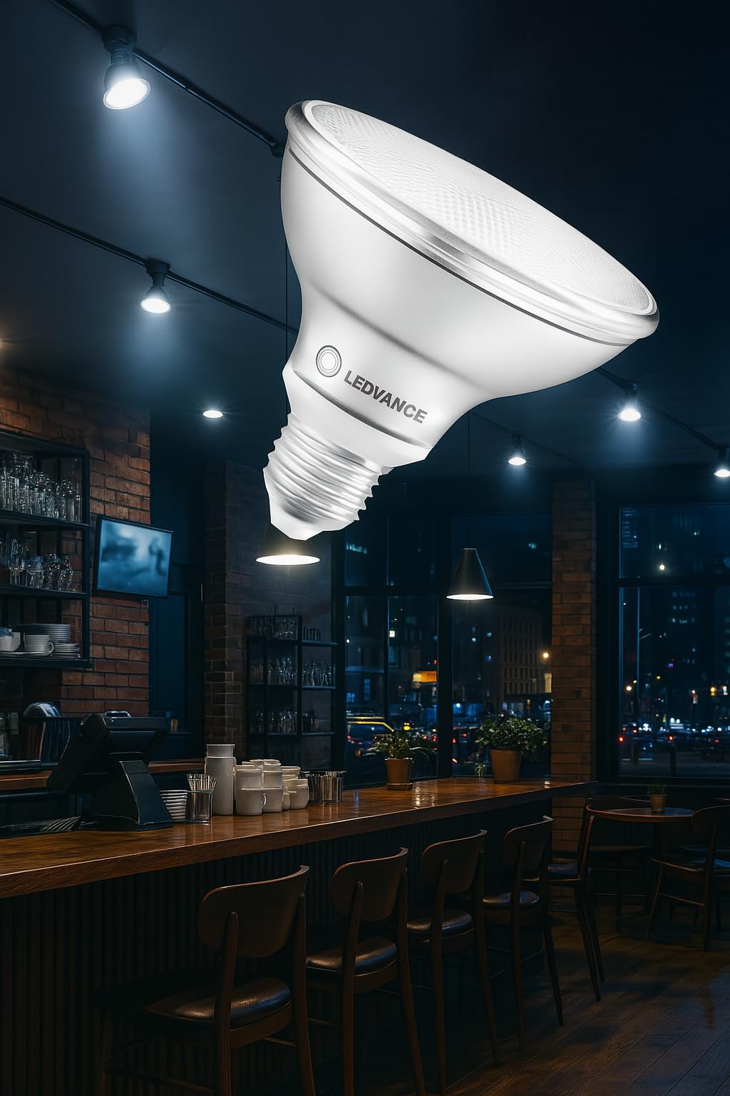 LEDVANCE 6x LED PAR30 Reflektorlampe, Warmweiß, 10W, Dimmbar, PAR30, E27, 75W Ersatz, 220-240V, 6er SPARPACK
