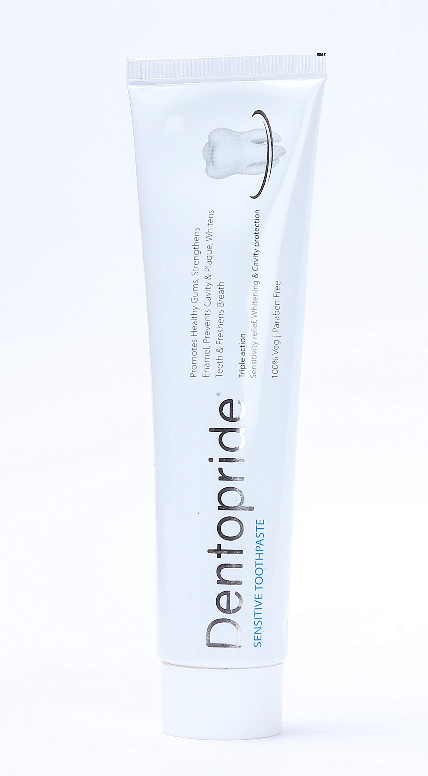 Dentopride Dentopride Sensitive Toothpaste Gel | Triple Action- Sensitivity Relief, Whitening & Cavity Protection | Enriched with Clove, Neem, Peppermint, Spearmint and Tea Tree, 50 g