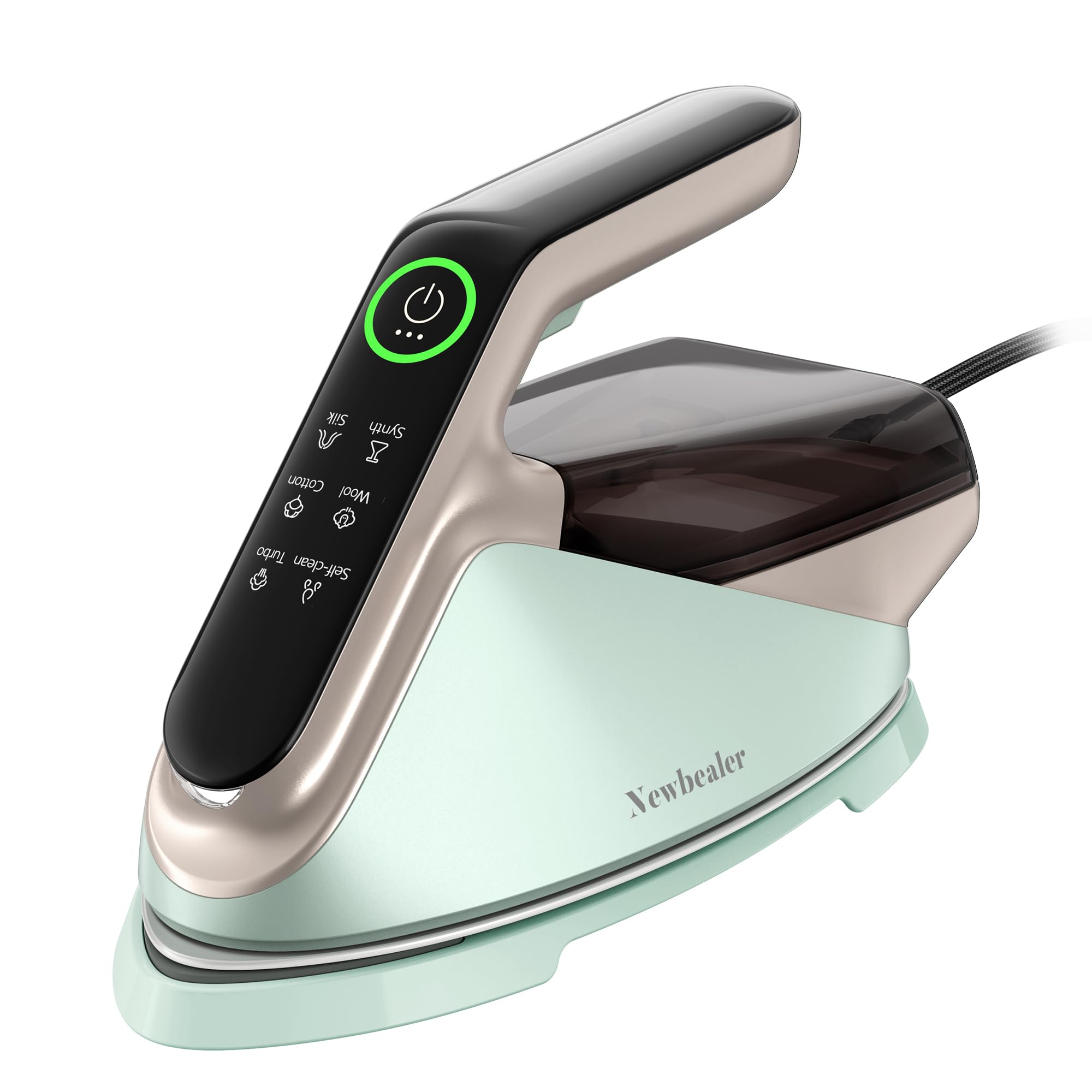 Newbealer Steam Generator Iron, 1500W Turbo Steamer for Clothes