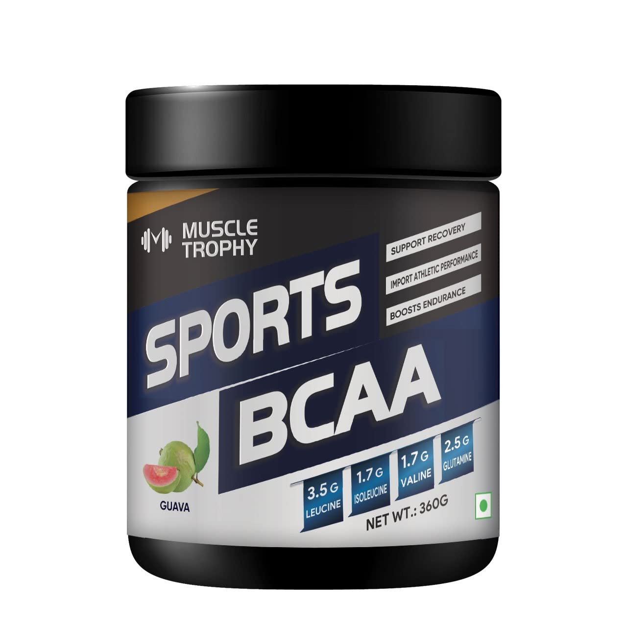 Buy MUSCLETROPHY BCAA Guava Flavour Sports BCAA with Glutamine,Beta