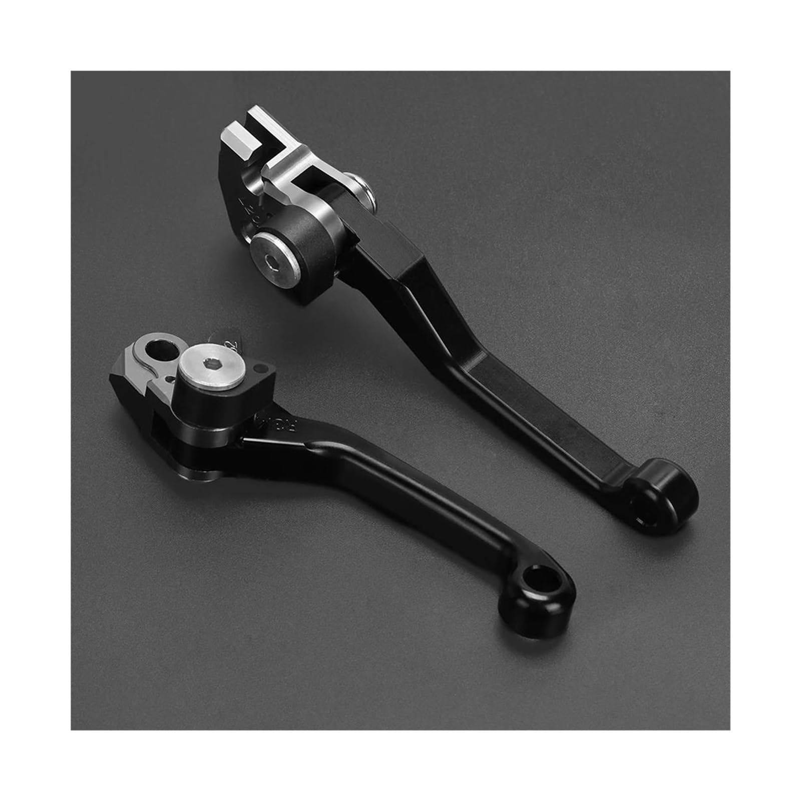 Nangaebppw Black For Yamaha Yz85 Yz 85 2015-2025 Motorcycle Pivot Clutch Brake Levers Dirt Bike Lever(Black)