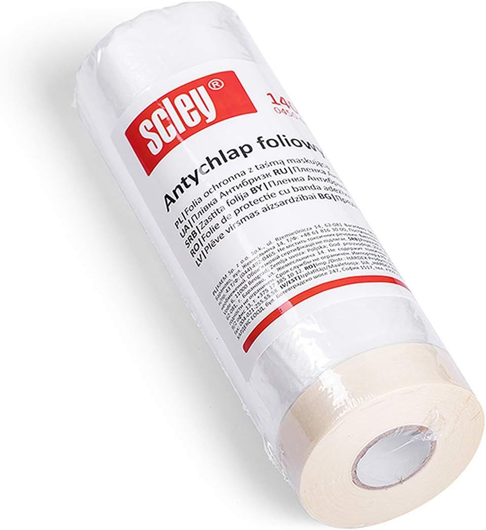 A0450-662014 Protective Film, Dust Protection Film, 1 Piece Plastic Tarpaulin, Protective Material Series *66*, Transparent Construction Film, Painter's Film for Renovation and Moving,