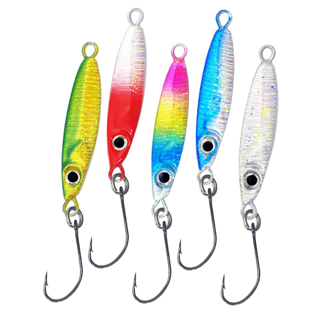 VANZACK 25pièces Hameçons Sinking Outils De pour Eau Et Douce Hameçons Artificiels pour Carnassiers