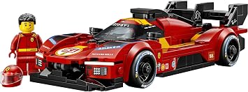 LEGO Speed Champions Ferrari 499P 77261-9 Yaş ve Üzeri Çocuklar için Lastiklerde Michelin Baskısı Gibi Gerçekçi Detaylar İçeren Yaratıcı Oyuncak Yapım Seti, Çocuklar için Hediye Fikri (329 Parça)