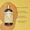 SheaMoisture Strengthen and Restore Shampoo Pure Jamaican Black Castor Oil for Damaged Hair To Cleanse and Nourish Hair 13 fl oz