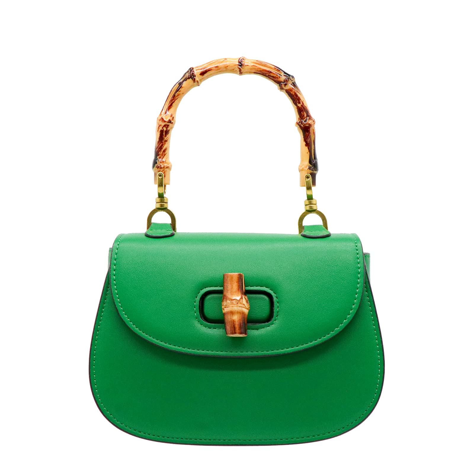 OKccxb23 New Womens Tote Bag,Bamboo Shaped Top Handle Satchel Crossbody