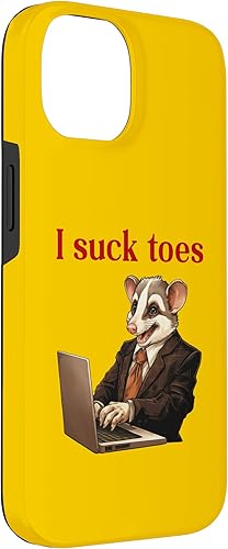 Miniatura 6 de iPhone 11 Funny Feet Lover Pie Lamiendo el dedo del pie Humor extraño I Chuck Toes Case