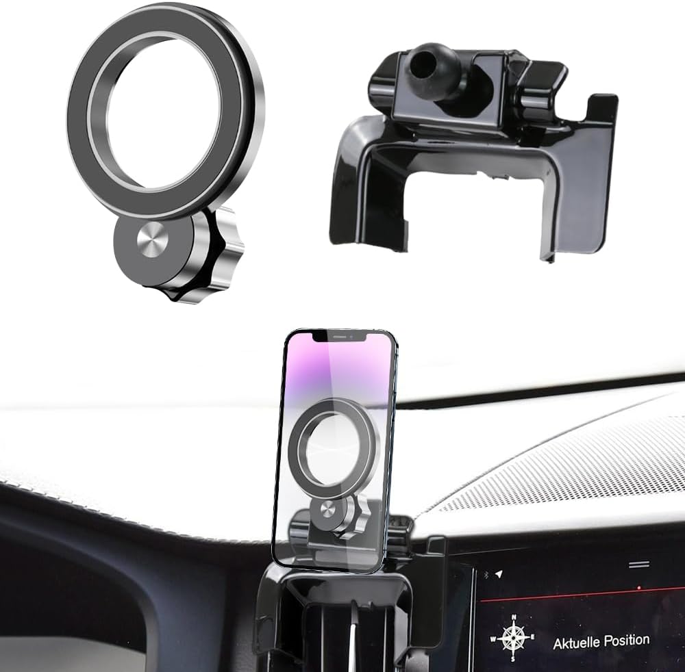 Car Magnetic Phone Mount for Volvo XC60 2018 2019 2020 2021 2022 2023 2024 2025 Auto Interior Accessories Best Cellphone Holder Cell Phones Navigation Charging Screen Magnet Stand Accessory