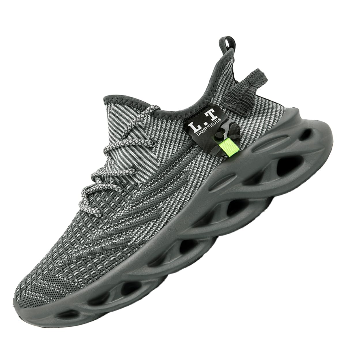 ZDFQLGV Modische lässige Fitness Laufschuhe Sneakers für Herren Leichte atmungsaktive Wander Arbeiten Sportschuhe rutschfeste Weiche Bequeme verschleißfeste Tennisschuhe