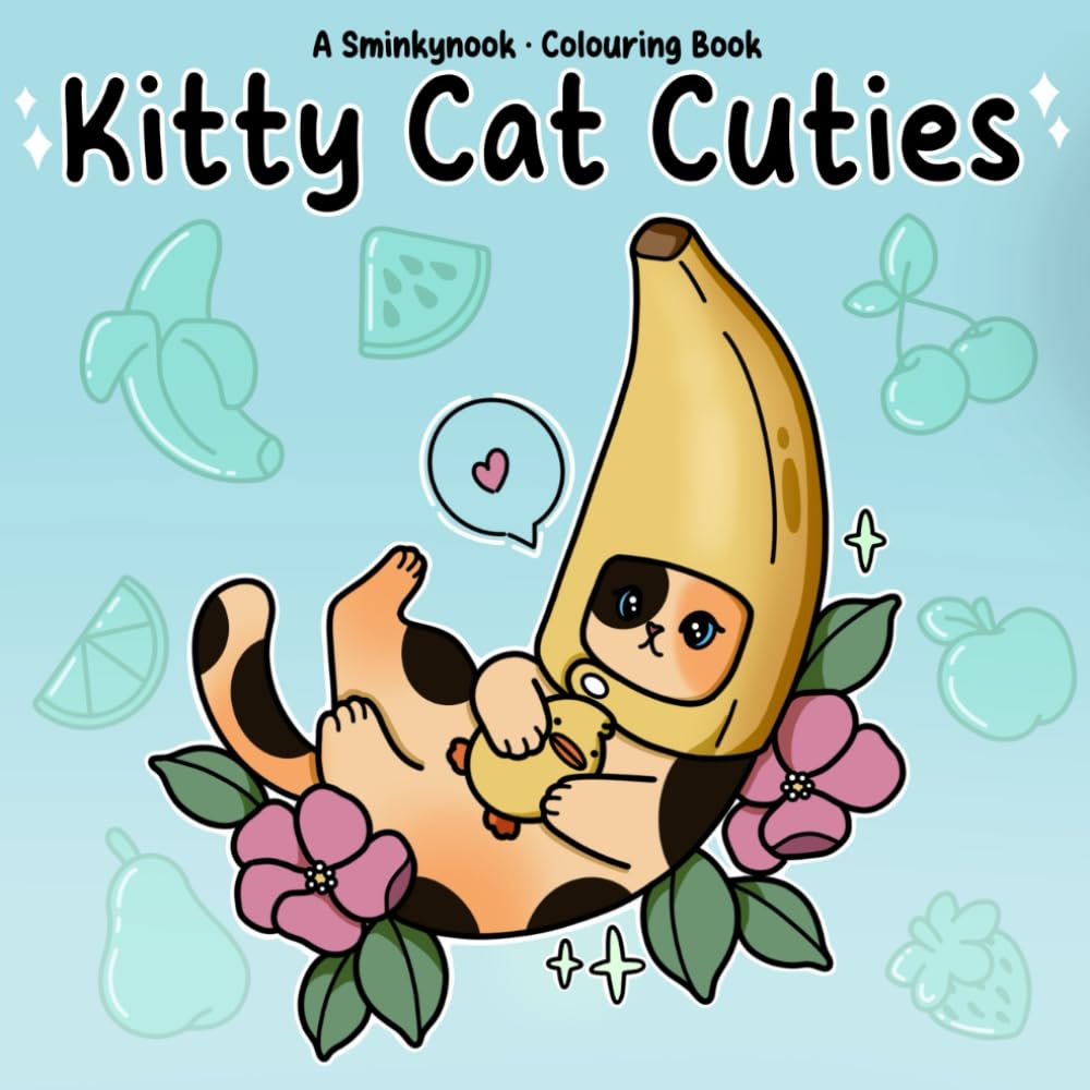 Kitty Cat Cuties: A Sminky Nook Colouring book