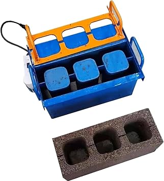 Electric Hollow Making Maker Machine, 45s Fast Forming, Vibration Frequency 212 Times/Min, 30 Bricks/H, For Cement And Concrete Blocks