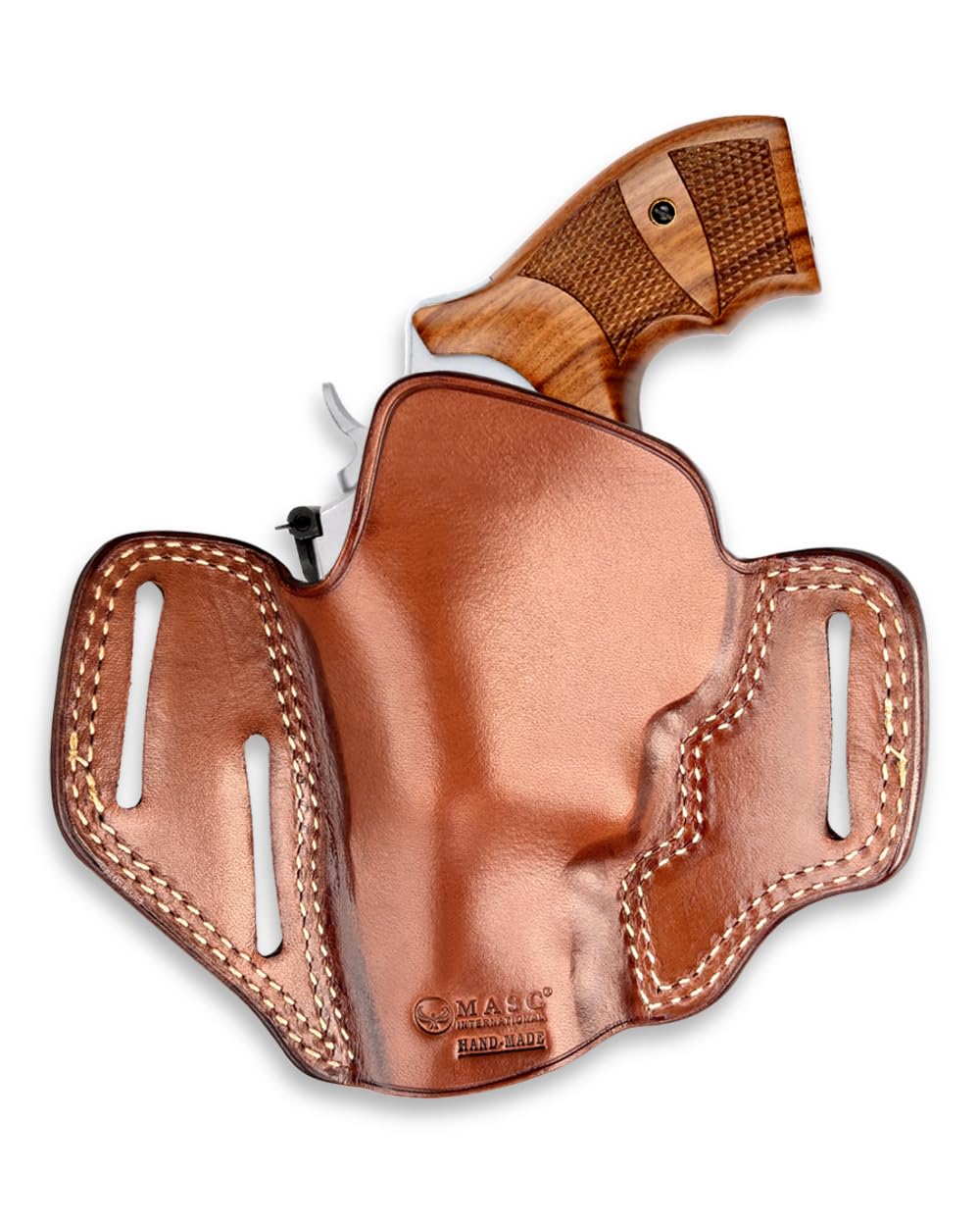 Amazon.com : Masc Premium Leather OWB Pancake Holster Fits, PC Mod