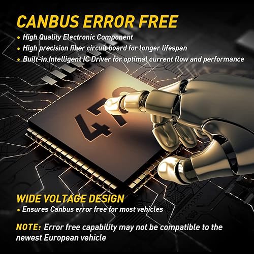 Miniatura 5 de AUXITO Canbus - 578 bombillas LED de 400 lúmenes sin errores 211-2 212-2 de 1.614 in y 1.654 in, bombillas LED festoon para interior de automóvil,