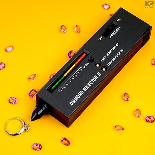Miniatura 9 de KETAR Diamond Tester - Herramienta profesional para bolígrafos – Kit de prueba de joyas de anillos de diamantes negros, herramientas de joyería de