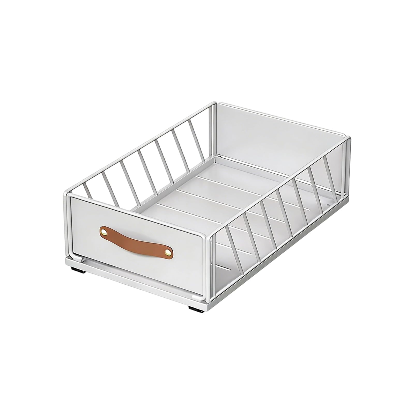 Tiroir rétractable 25 cm acier pour stopper le désordre dans vos placards