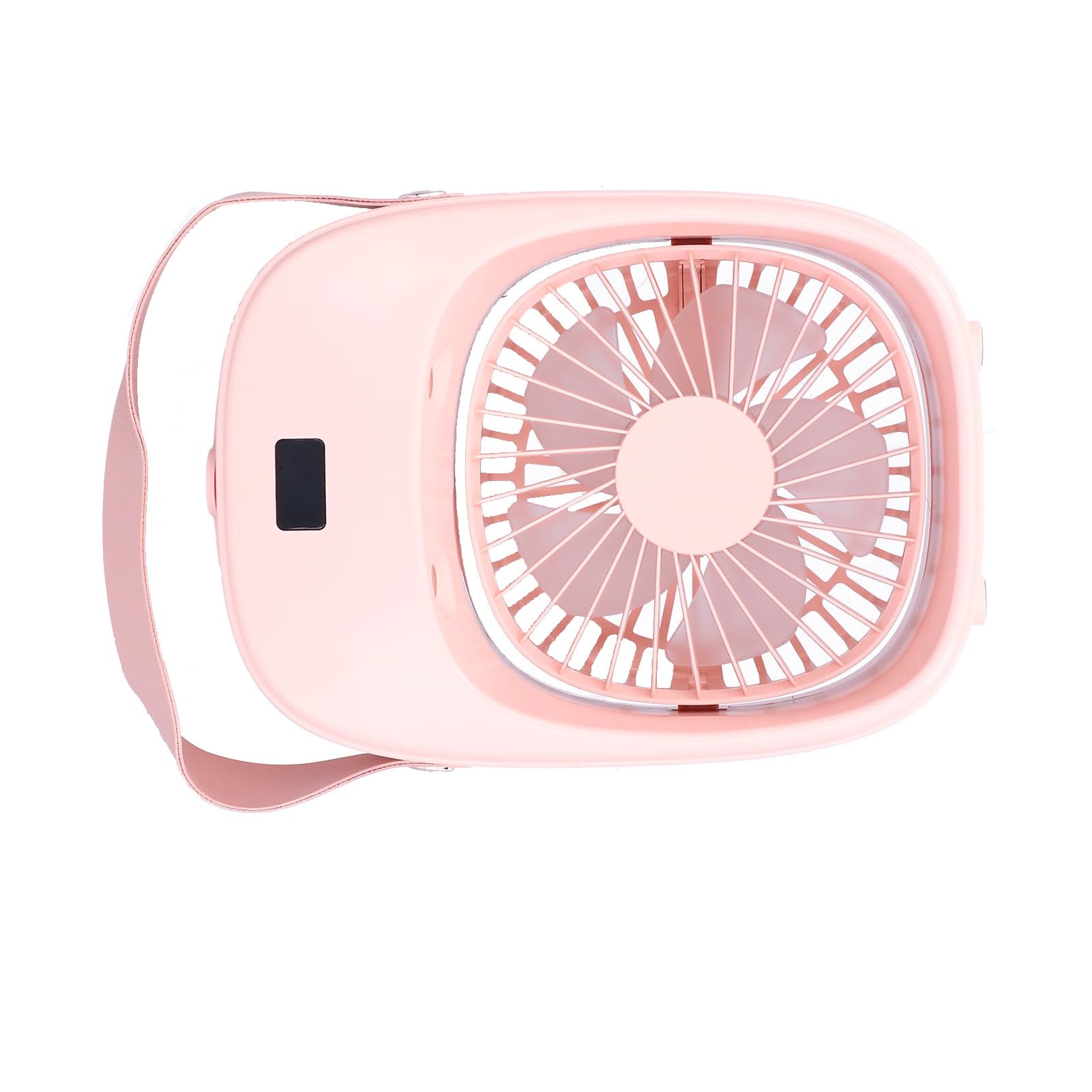 YWBL-WH Ventilatore Nebulizzatore Spray, Batteria 3600mAh, Serbatoio (PINK) | Costruzione in ABS, Leggero 704g, Funzionamento Silenzioso, Luce Calda, Display Digitale, Spegnimento Automatico per Acqua