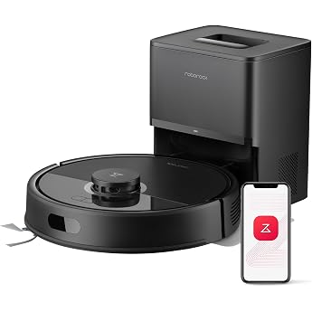roborock Q7 L5 + Robot Vacuum Cleaner with Wiping Function, Automatic Dust Emptying, Dual Anti-Tangle System, 8,000 Pa Suction