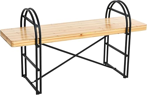 Miniatura 10 de Main + Mesa Estantería ajustable de madera y metal Eitri, madera flotante