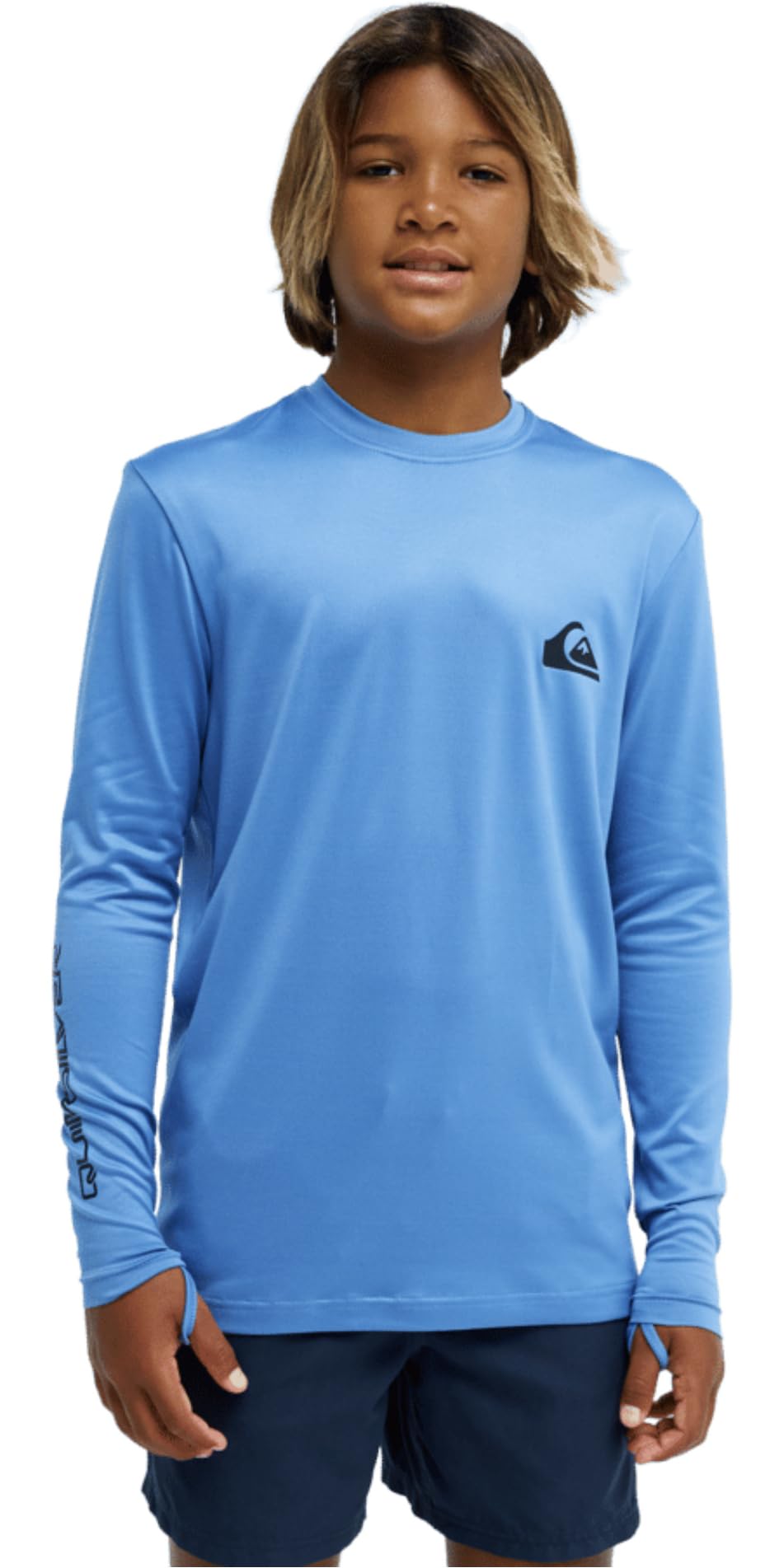 Quiksilver Long Sleeve UPF 50 Surf T-Shirt Everyday SURF TEE LS Youth Boys Blue