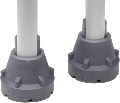 Miniatura 4 de Puntas de muleta y punta de bastón (2 unidades)  1 tamaño para todos 34" 78" pulgadas  Extremo agarre resistente muletas ejes de muletas de alta