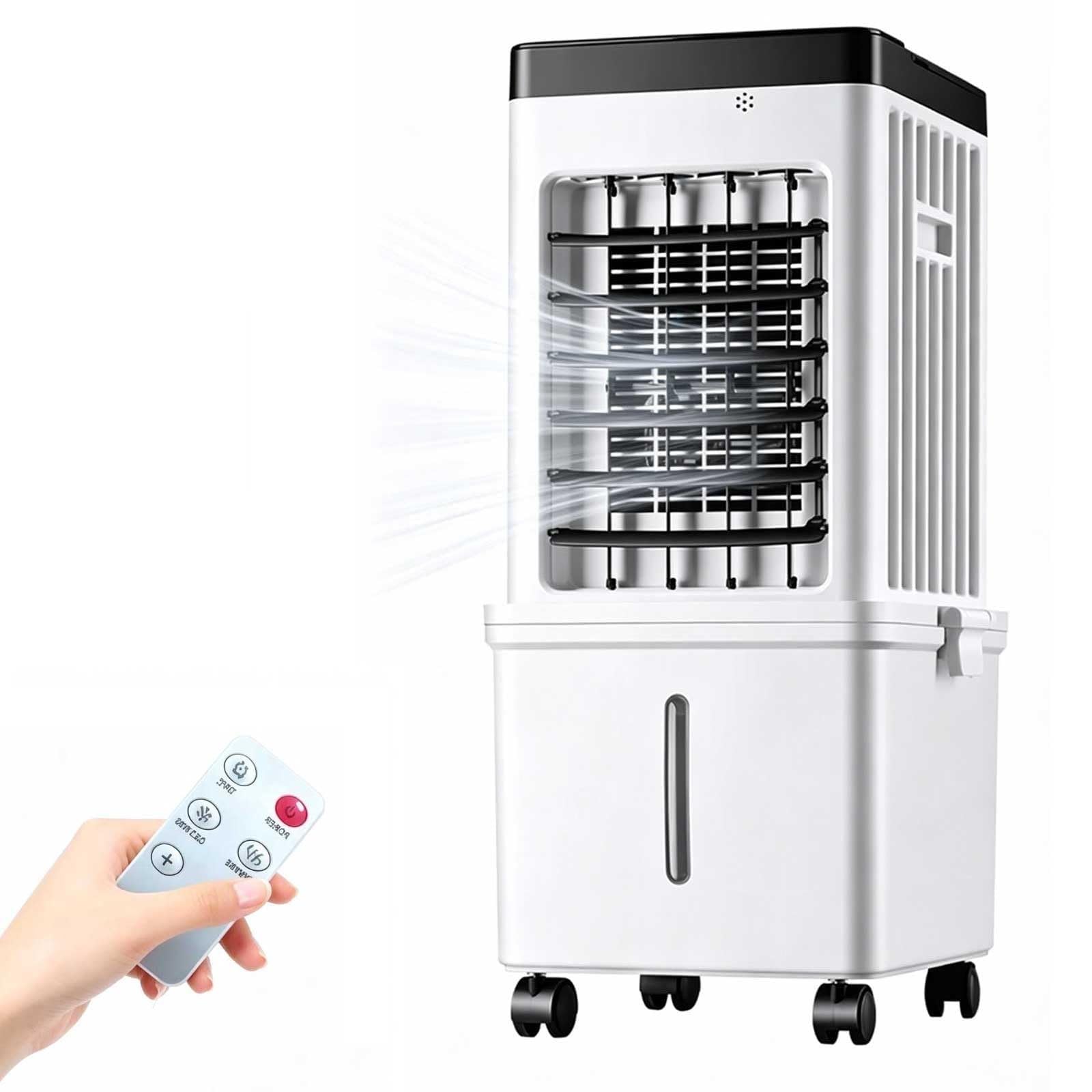 Portable Air Conditioner Fan, Evaporative Air Cooler Fan, Low Energy Fan
