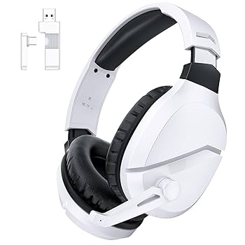 Amazon.co.jp: WolfLawS ゲーミングヘッドセット ワイヤレス 2.4