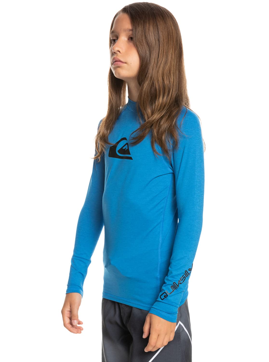 Quiksilver Kamizelka rash z długim rękawem UPF 50 All TIME Boys 8-16 niebieska S/10