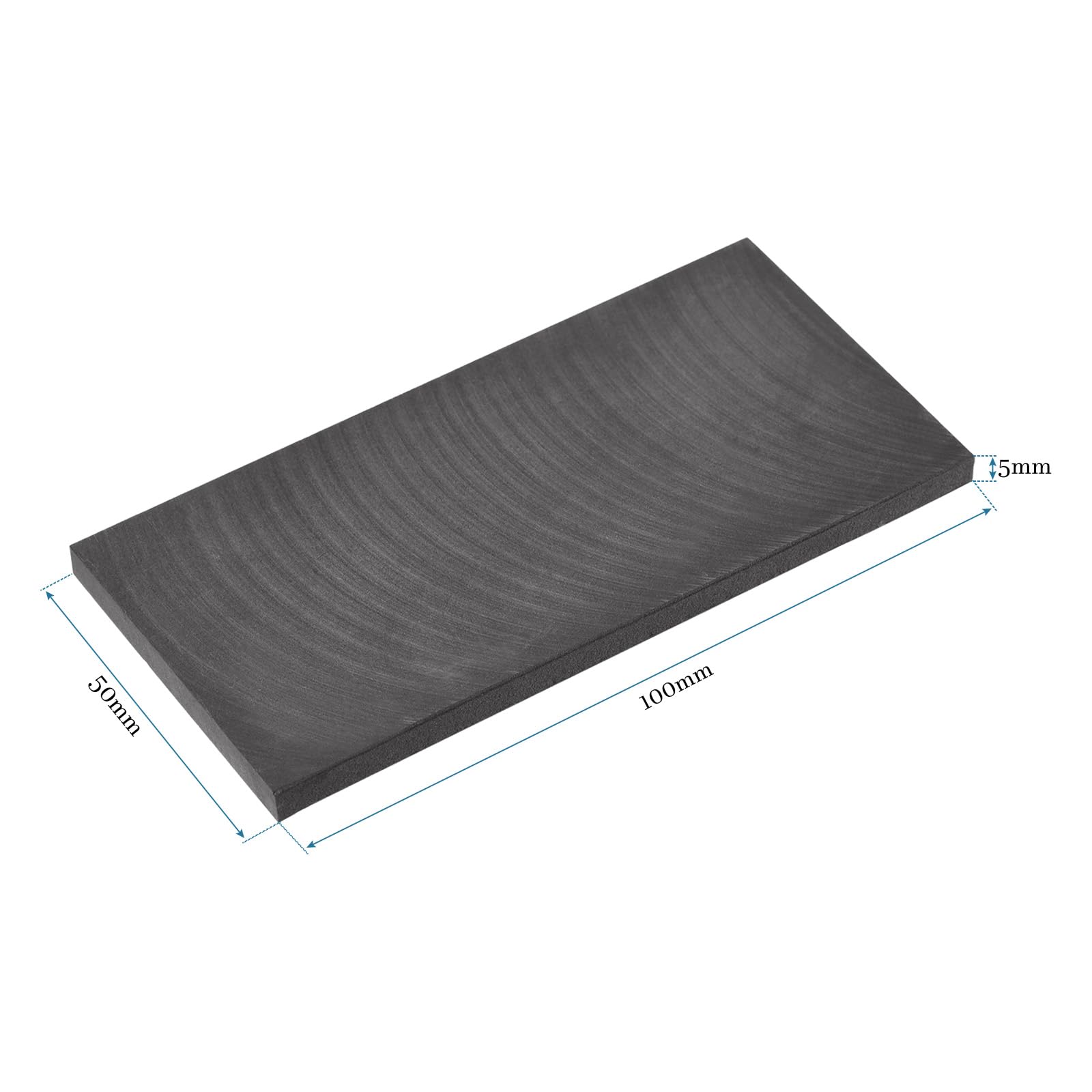 5 Stks Grafiet Staven, Zwarte Kleur 99.9% Grafiet Elektrode Cilinder Staaf Lengte 100mm Diameter 10mm