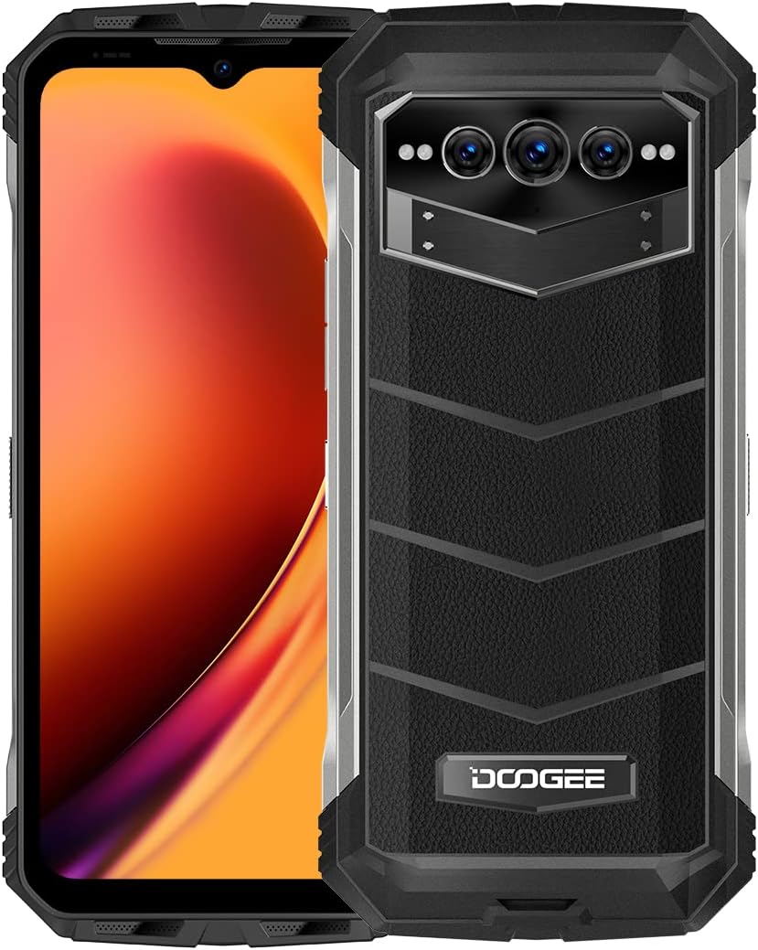 V Max 5G Tri-HD Phone 22,000mAh high capacity battery, 12GB+256GB, 108MP AI main camera, 33W fast charging phone (Note: Thickness: 27.3mm + Weight: 570g) (Black)