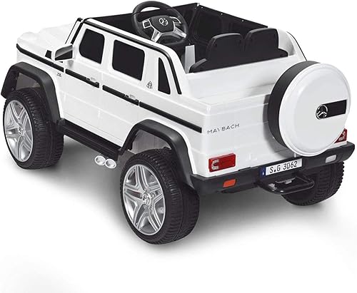 Miniatura 3 de DORTALA Vehículo eléctrico con licencia Mercedes-Benz Maybach G650, 12 V, batería de juguete para niños y niñas de 3 a 8 años, control remoto, luces