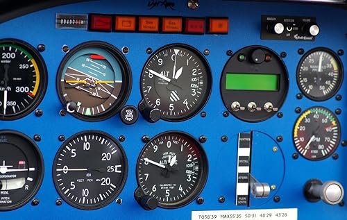 Miniatura 2 de WM210765 - Adhesivos de pared para panel de instrumentos de un avión pequeño (24 pulgadas de ancho x 15 pulgadas de alto), tamaño mediano