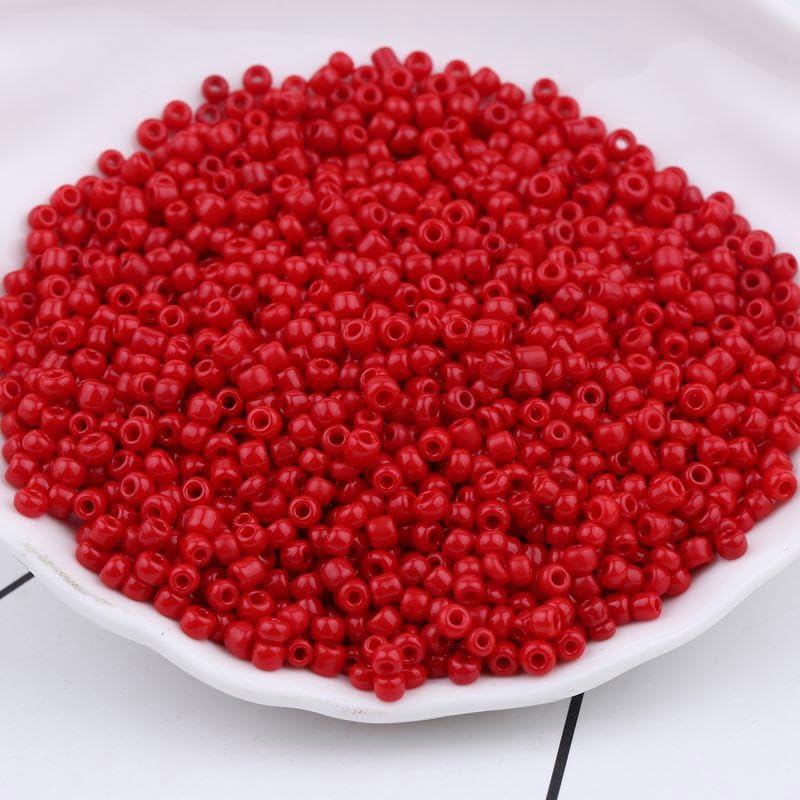 THAYLA 30000 szt. 3 mm niebieskie szklane koraliki z nasionami do produkcji biżuterii, małe koraliki do kucyka, koraliki ryżowe, koraliki do bransoletki, DIY, rękodzieło, DIY