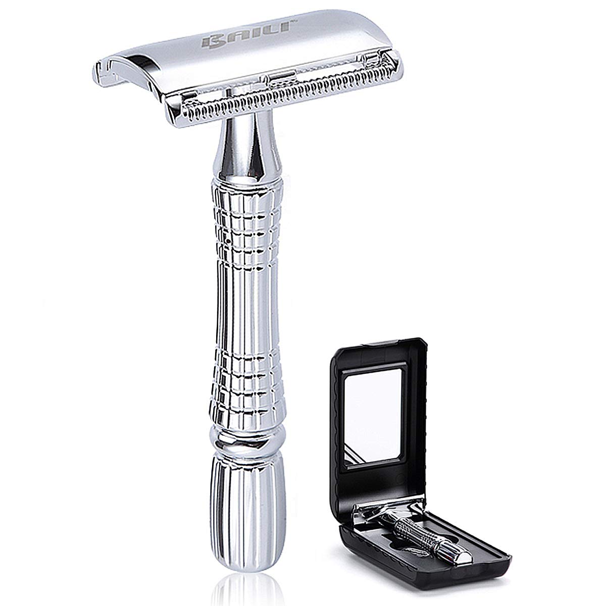 BAILI Classic Double Edge Safety Razor for Men & Women