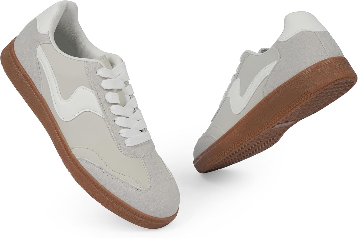 Sneakers for Women Business Casual Tennis Shoes Comfortable Lace up Slip on Women's... - Image 5