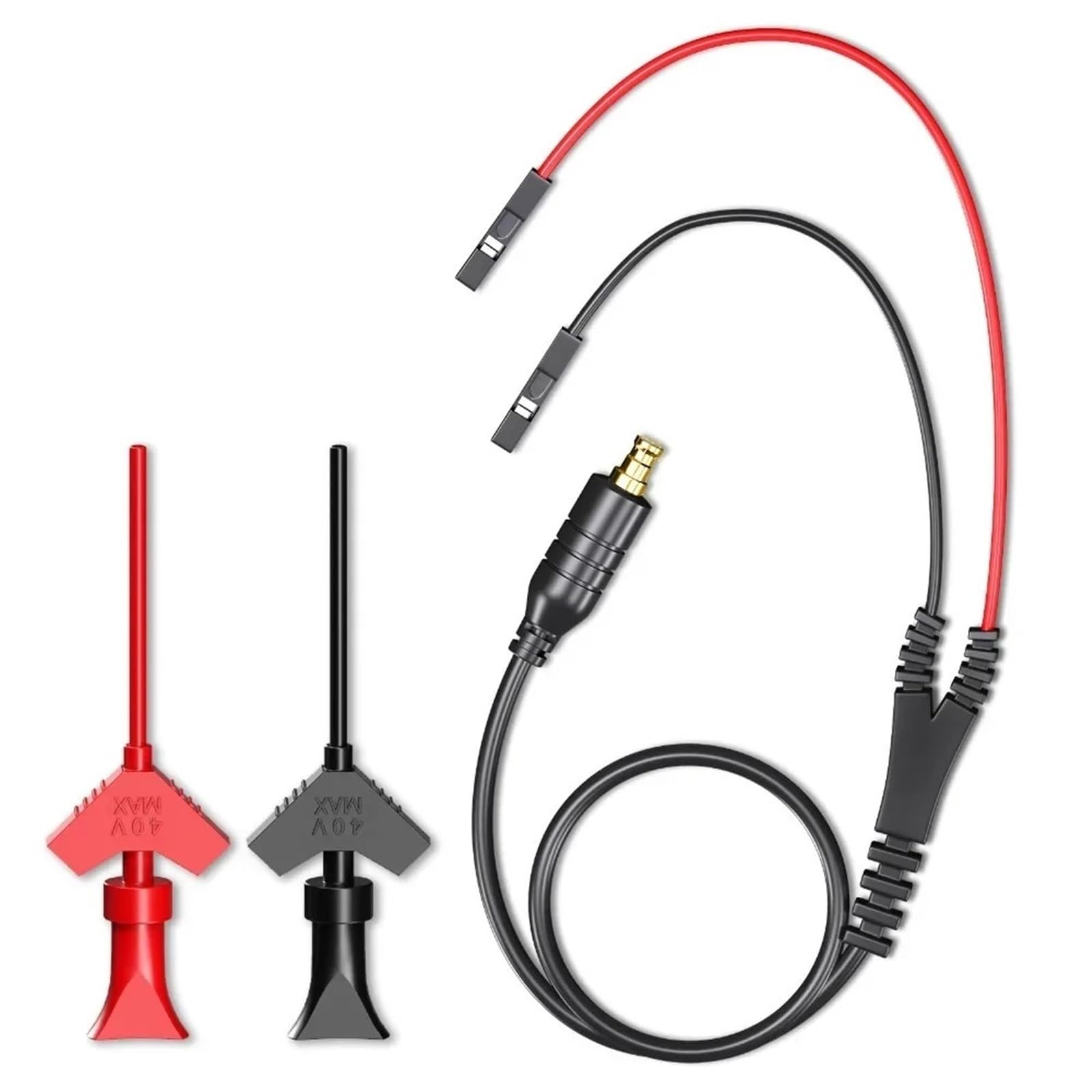 OQEGRGTT MCX-C Portable Mini Pocket Oscilloscope probe Scope Equipment MCX Test Probe Hook Test Clip for DS202 DS203 DSO201