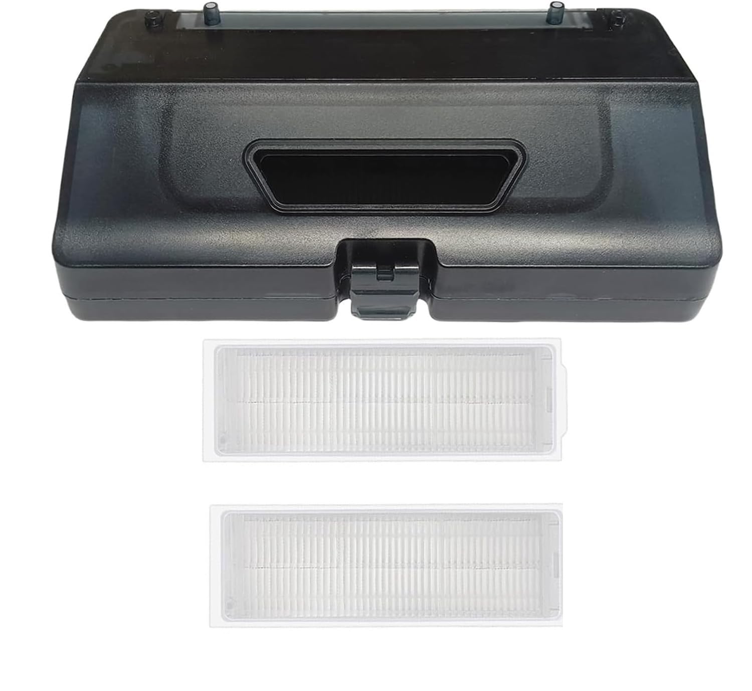 Robot Vacuum Cleaner 2-in-1 Water Tank Dust Box, Compatible for Xiaomi Mop/Mop Pro/Mop 2S S10 T12 B106GL V2 SE STYJ02YM,1 Dust Box,2 Filter Robot Vacuumer Replacement Kit Accessories