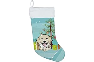 Caroline's Treasures Christmas Tree and Golden Retriever Christmas Stocking
