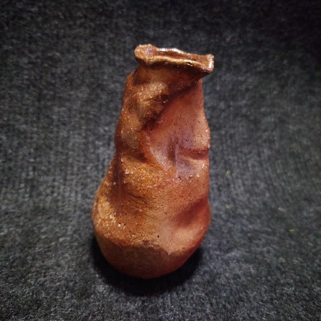 【2506】酒器、花器…備前焼 2506酒器、花器…備前焼 備前焼 酒器 日本工芸会正会員 小川秀蔵