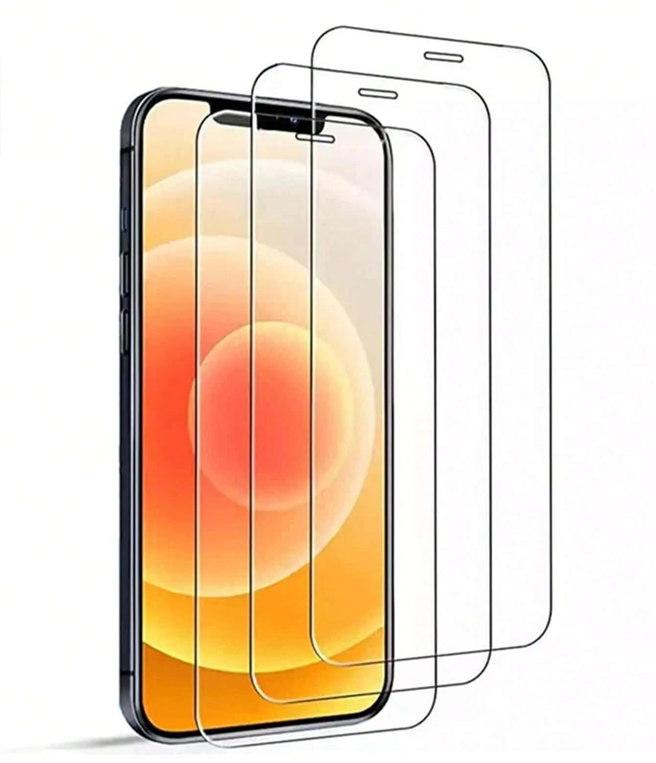 3 sztuki szkła hartowanego do iPhone 12, iPhone 12 Pro folia ochronna na ekran szkło ochronne ultra odporne na zarysowania bez pęcherzyków twardość 9H szkło o wysokiej rozdzielczości 6,1 cala HD