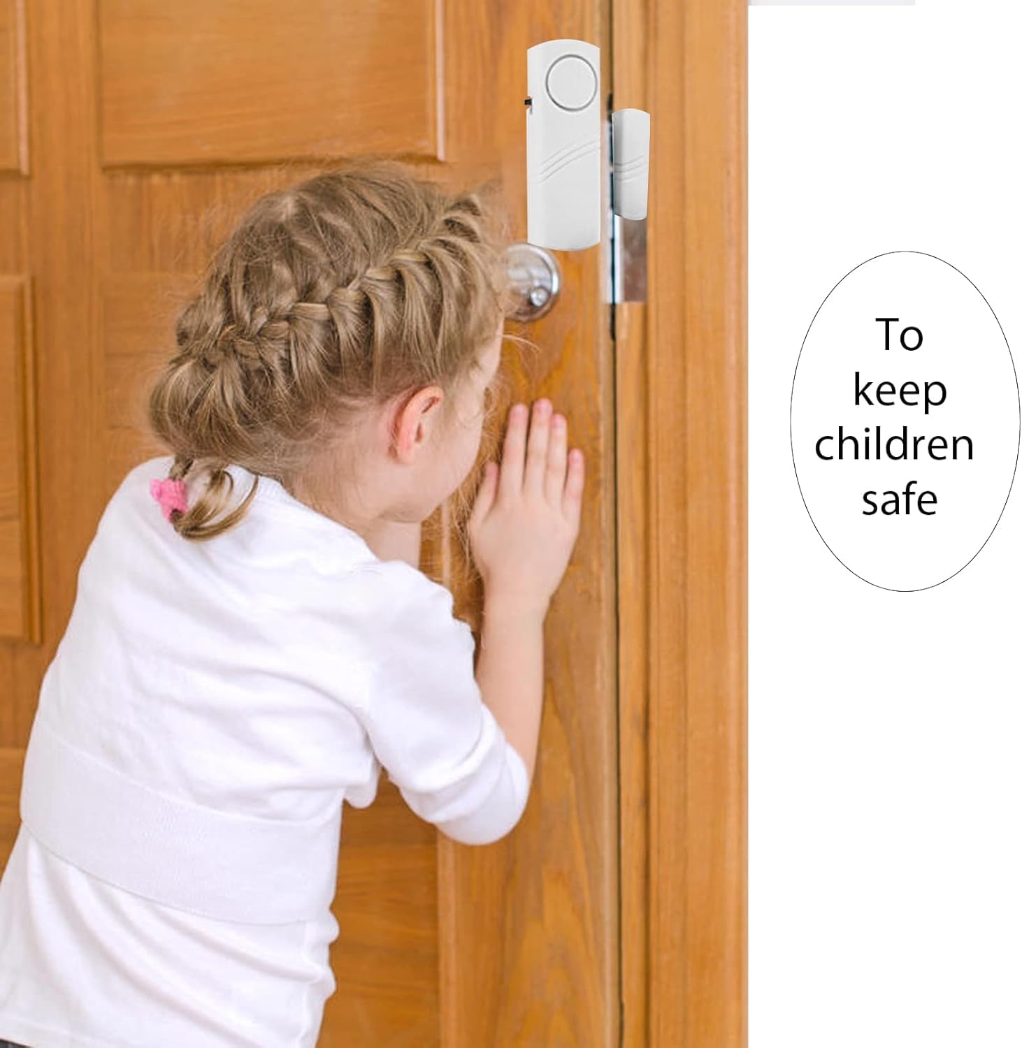 Alarma de Puerta y Ventana, alarmas de Puerta de 93 dB para Seguridad Infantil | Alarma antirrobo para puerta y ventana, alarmas de piscina para el hogar