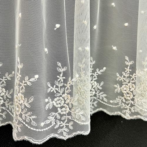 Vivienne(ヴィヴィアン) 【 カフェカーテン 120×30cm ベージュ 】 のれん エステサロン ネイルサロン WK5278U1 [4]