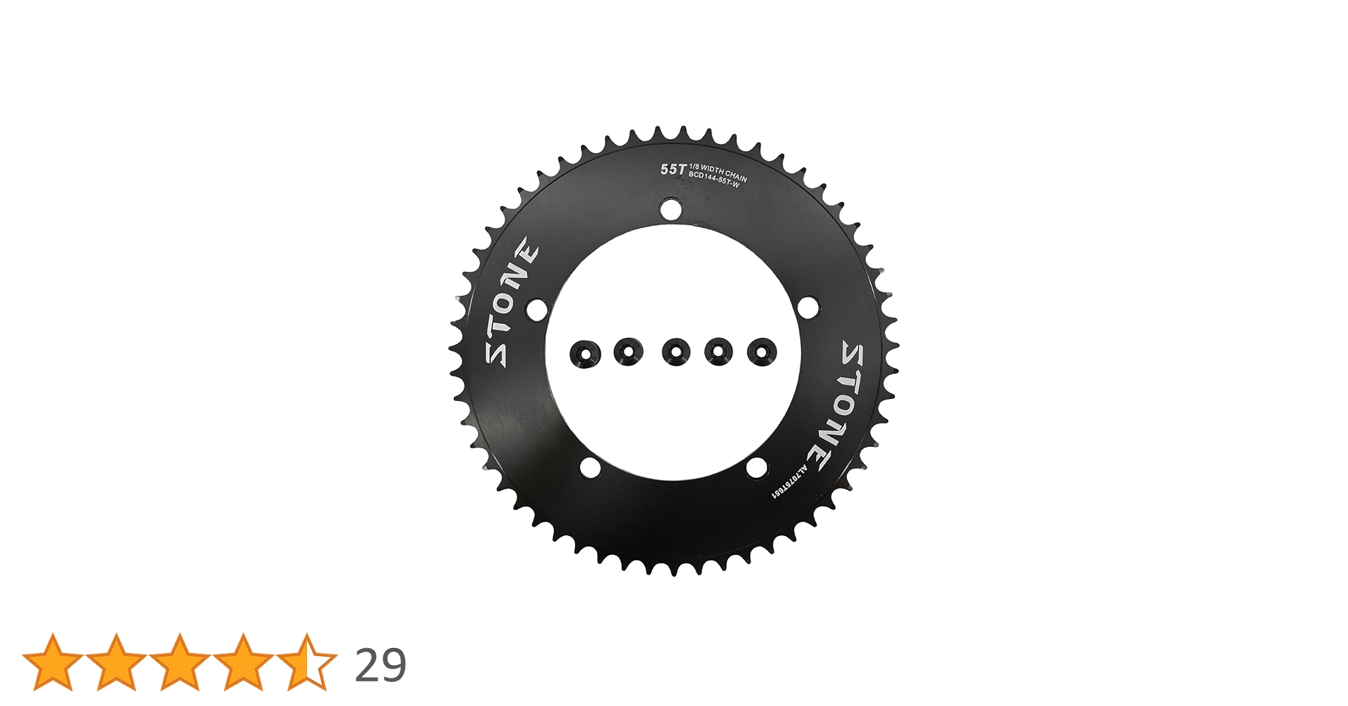 Amazon | ストーントラックバイクチェーンリング144 BCD 1/8