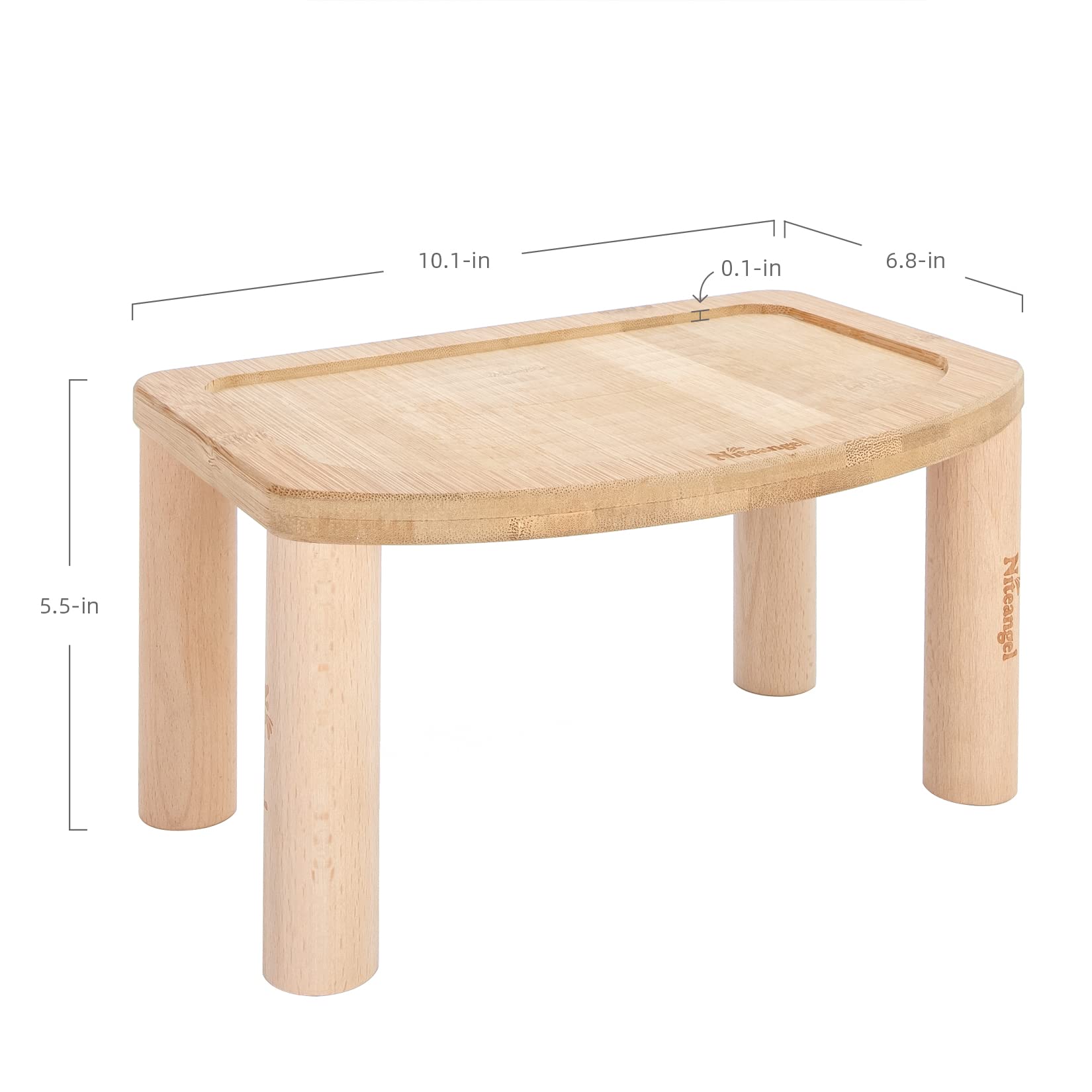 Niteangel Anti-Slide Super-Silent Acrylic Wooden Cloud Series Hamster Wheel Platform - image 7