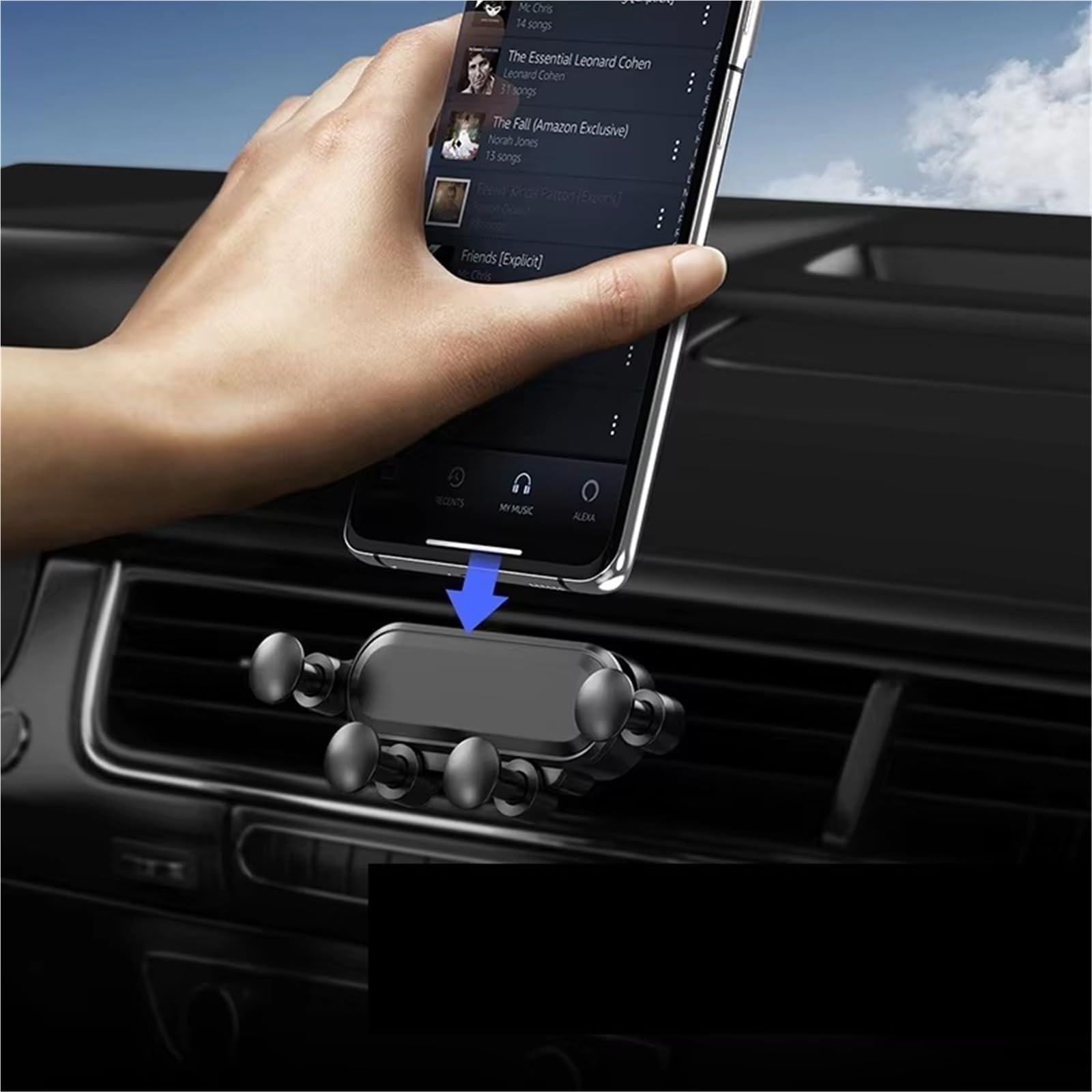 para Samsung Soporte Universal GPS Soporte Teléfono Móvil Soporte Celular Gravedad Accesorios Montaje Ventilación Soporte Móvil Coche