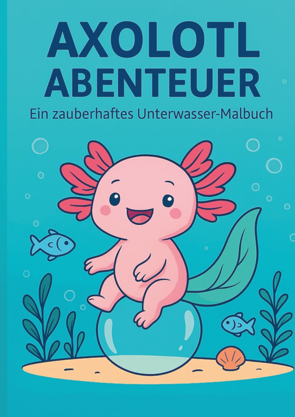 Axolotl Abenteuer: - Ein zauberhaftes Unterwasser-Malbuch